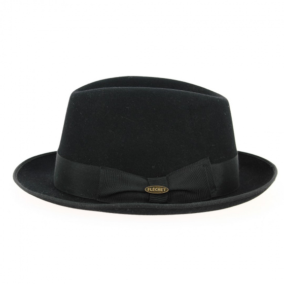 European Homburg Fur Felt Hat - Fléchet