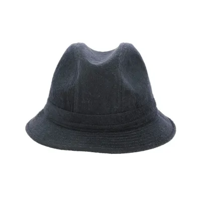 Traveller Bucket Hat Wool Felt Black - Traclet Reference: 12853 | Traclet Hat Shop