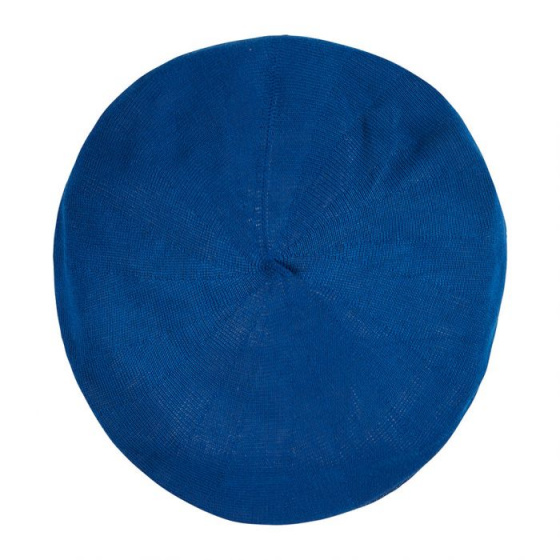 Imperial Blue Acacia Beret Cap - Laulhère Imperial Blue Acacia Beret Cap - Laulhère