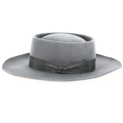 Chapeau Alsacien Gambler Feutre Laine Gris - Traclet Reference : 12861 | Chapellerie Traclet