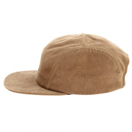 Casquette Snapback Potrero 5 Panel Coton Camel - Brixton