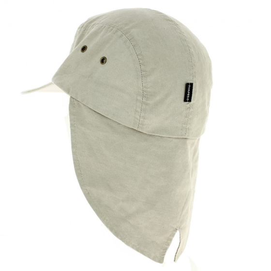 Casquette Cache-Nuque Coton Sable - Torpedo