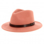 Fedora Messer Hat Apricot Wool Felt - Brixton