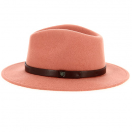 Messer Fedora Hat Wool Felt Apricot - Brixton