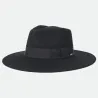 Chapeau Fedora Joanna Feutre Laine Noir - Brixton Reference : 12897 | Chapellerie Traclet