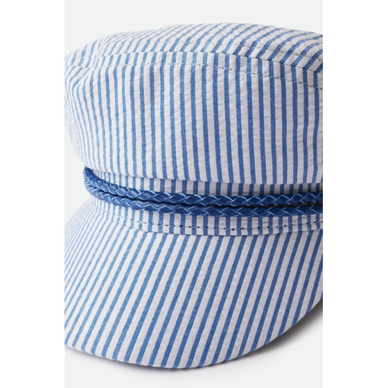 Ashland Sailor Cap Blue Stripes - Brixton