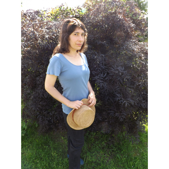 Manakara Natural Raffia Straw Boater Hat - Traclet