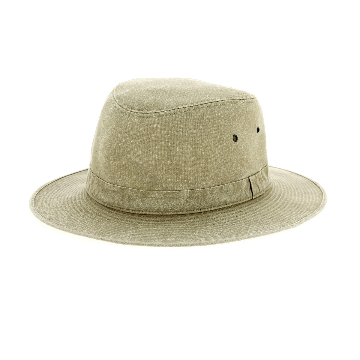 Hat Safari Brisbane Beige Cotton Crambes Reference 12922 Chapellerie Traclet