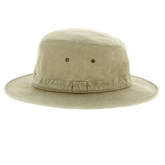 Chapeau Safari Brisbane Beige Coton - Crambes