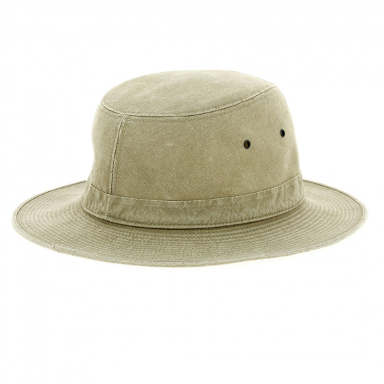 Chapeau Safari Brisbane Beige Coton - Crambes