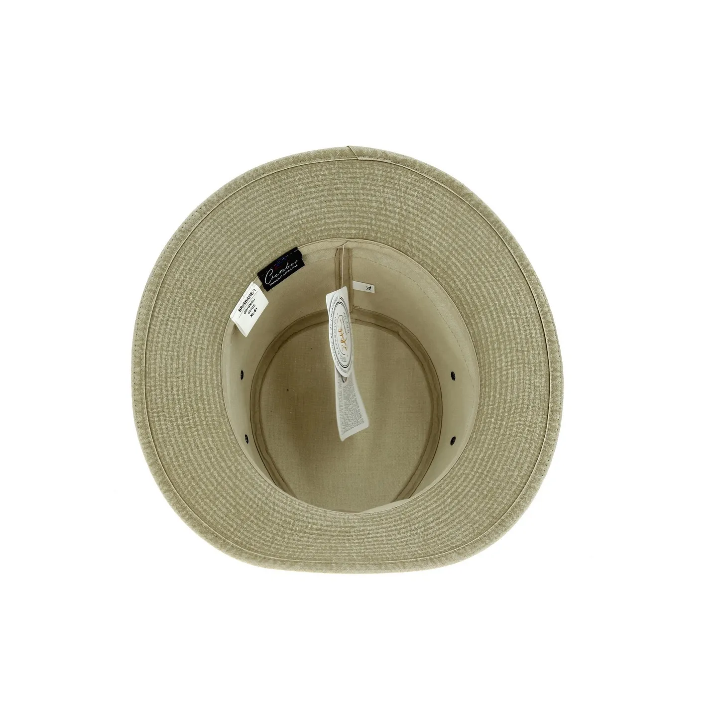 Chapeau Safari Brisbane Beige Coton - Crambes Reference : 12922 | Chapellerie Traclet