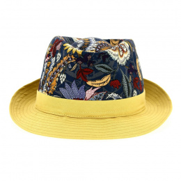 Trilby Spring Printed Cotton Hat - Traclet