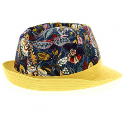 Trilby Spring Printed Cotton Hat - Traclet