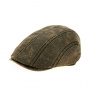 Aged Brown Cotton Duck Bill Cap - Traclet