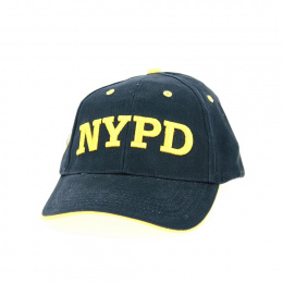NYPD Baseball Cap Navy & Yellow - Traclet