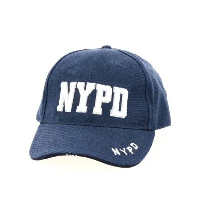 Casquette Baseball NYPD Marine & Blanc - Traclet Reference : 12945 | Chapellerie Traclet