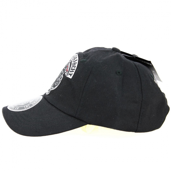 Sons of Anarchy Black Cotton Baseball Cap - Traclet