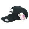 David and Goliath Cotton Black Baseball Cap - Traclet Reference: 12949 | Traclet Hat Shop