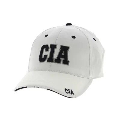Casquette Baseball Américaine CIA Coton - Traclet Reference : 12946 | Chapellerie Traclet