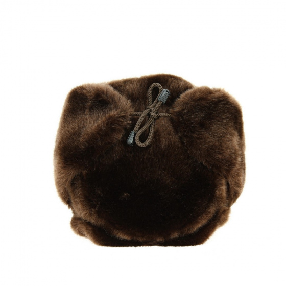 Louis Toque Brown/Tawny Acrylic Faux Fur - Traclet
