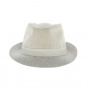 Trilby White Linen Hat - Traclet