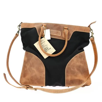 Cambridge Carry Brown & Black Travel Bag - Tilley Reference: 12976 | Chapellerie Traclet
