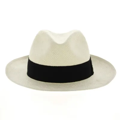 White Small Moden Panama Hat - Traclet Reference: 12984 | Traclet Hat Shop