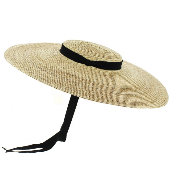 Provencal Papini Hat Natural Straw - Traclet