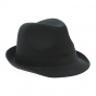 Black 100% cotton popstar trilby