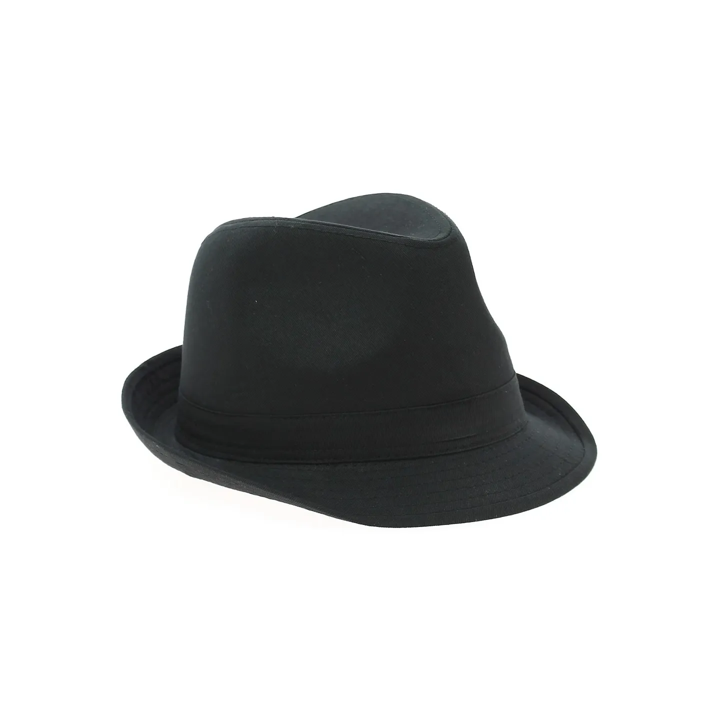 Trilby popstar noir 100% coton Reference : 12992 | Chapellerie Traclet