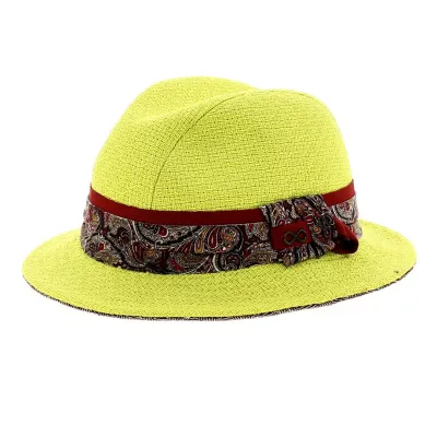 Apple green trilby hat Reference: 12993 | Traclet Hat Shop