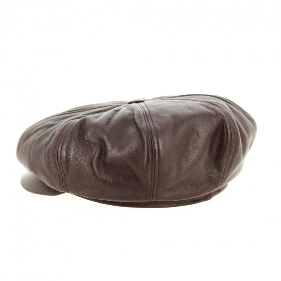 Casquette Gavroche Cuir Véritable - Traclet
