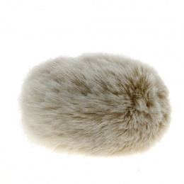 Toque Courchevel Beige Faux Fur - Traclet