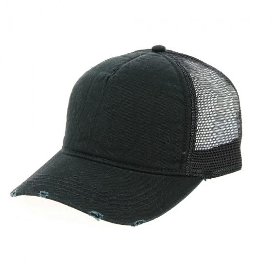 Rappern Destroy Black Trucker Cap - Atlantis
