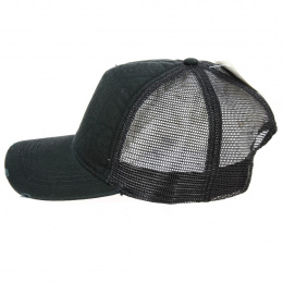 Rappern Destroy Trucker Cap Black - Atlantis