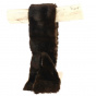 Chaponik Brown Faux Fur Neck Warmer - Traclet
