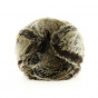Toque Louis Fausse Fourrure Acrylique Marron/Fauve - Traclet
