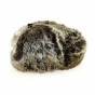 Toque Louis Fausse Fourrure Acrylique Marron/Fauve - Traclet