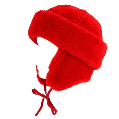 Toque Frimas Cache-Oreilles Acrylique Rouge - Traclet Reference : 13033 | Chapellerie Traclet
