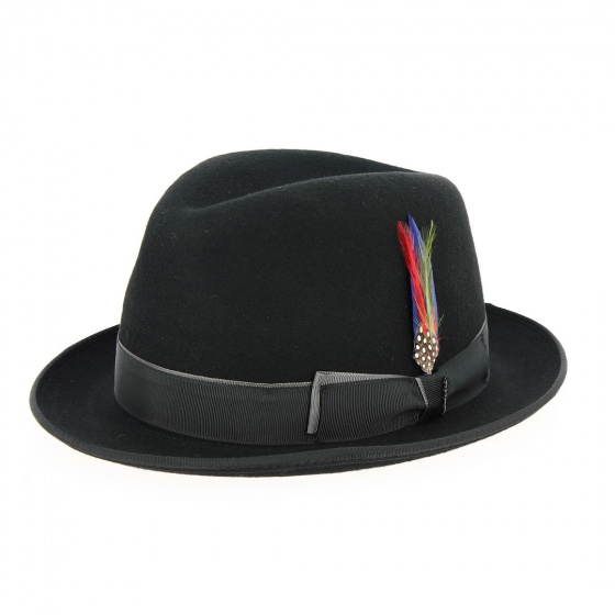 Sandata Player Hat Black Wool Felt - Stetson