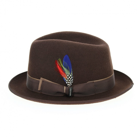 Chapeau Player Sandata Feutre Laine Marron - Stetson