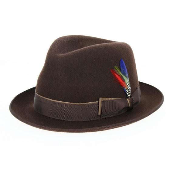 Chapeau Player Sandata Feutre Laine Marron - Stetson