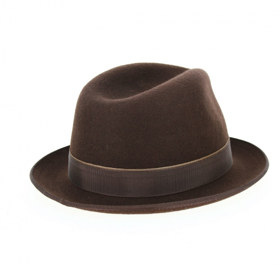 Chapeau Player Sandata Feutre Laine Marron - Stetson