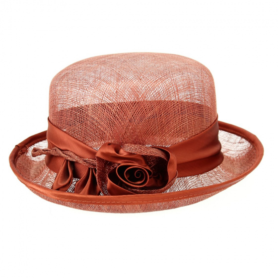 Edith Straw Ceremonial Breton Hat - Traclet