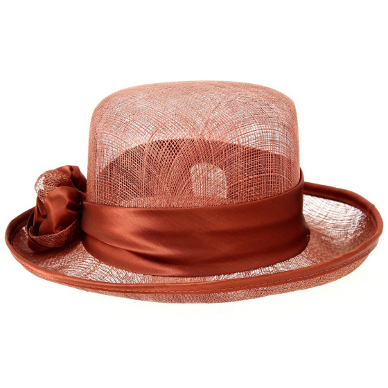 Edith Straw Ceremonial Breton Hat - Traclet