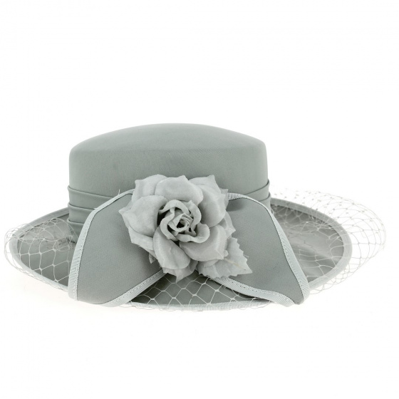 Ceremonial Hat Somers Gris Clair - Traclet