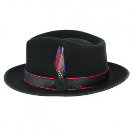 Chapeau Fedora Forza Laine & Cachemire Noir - Stetson