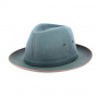 Sylvain Cotton Blue Traveller Hat - Crambes