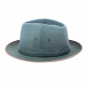 Sylvain Cotton Blue Traveller Hat - Crambes