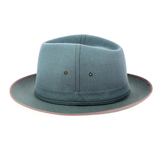Blue Cotton Sylvain Traveller Hat - Crambes